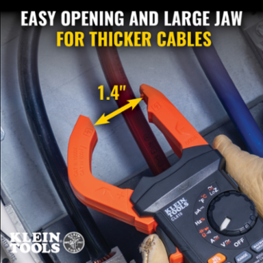 600A AC/DC Auto-Ranging TRMS Clamp Meter with Worklight