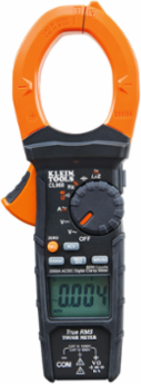 Digital Clamp Meter 2000A AC/DC, Low Impedance, IP40, 6.6-Foot Drop Protection