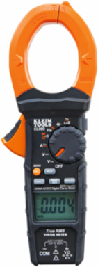 Digital Clamp Meter 2000A AC/DC, Low Impedance, IP40, 6.6-Foot Drop Protection