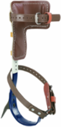 Tree Climber Set 2-3/4-Inch Gaffs 17-21 Inch, 350 Lb Capacity, Leather Pads