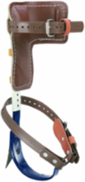 Pole Climbers Set with 1-9/16 Inch Gaffs, 8 Inch Cushioned Pads, 6 lbs Weight