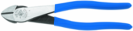 Heavy-Duty 8 Inch High-Leverage Diagonal Cutting Pliers - Steel, Plastic-Dipped Handles