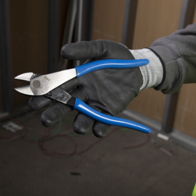 8 Inch High-Leverage Diagonal Cutting Pliers with Angled Head
