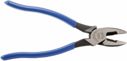 Lineman's Pliers 9 Inch, High-Leverage Design, Induction Hardened Steel