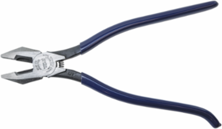 9-Inch Ironworker's Pliers with Spring-Loaded Action, Steel, 0.750 lbs