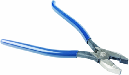 Left-Handed Ironworker's Rebar Pliers, 9 Inch, Steel, Spring Loaded