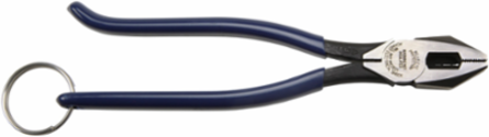 Ironworker's Pliers 9 Inch Length, Tether Capable, Plastic-Dipped Handles