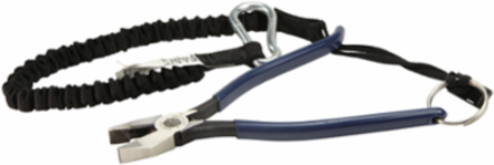 Ironworker's Pliers 9 Inch Length, Tether Capable, Plastic-Dipped Handles