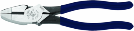 Lineman's Pliers, New England Nose, 7 Inch, Plastic-Dipped Handles, Steel