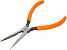 7 Inch Long Nose Side Cutting Pliers, Induction-Hardened Knives, Plastic-Dipped Handles