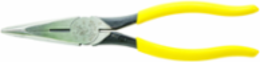 Long Nose Pliers 8 Inch, Side Cutting, Plastic-Dipped Handles