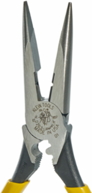 8 Inch Needle Nose Side Cutters with Stripping, Crimping & Induction Hardened Knives