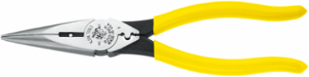 8 Inch Needle Nose Side Cutters with Stripping, Crimping & Induction Hardened Knives
