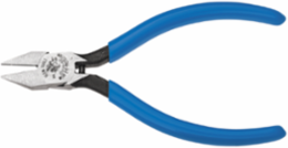 4 Inch Diagonal Cutting Pliers, Pointed Nose, Semi-Flush Blades, Plastic-Dipped Handles