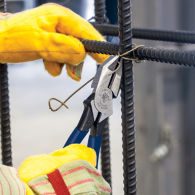 High-Leverage Ironworker's Pliers 9 Inch Length, 1.375 Inch Jaw Capacity