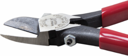 Diagonal Cutting Pliers, 7 Inch, Spring Loaded, Flush Cutting Knives