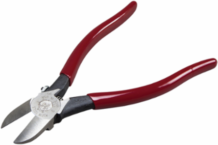 Diagonal Cutting Pliers, 7 Inch, Spring Loaded, Flush Cutting Knives