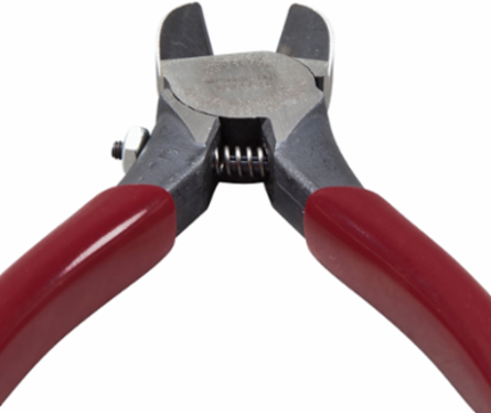 Diagonal Cutting Pliers, 7 Inch, Spring Loaded, Flush Cutting Knives