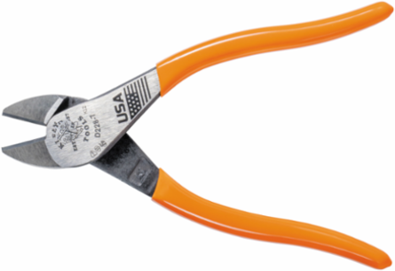 High-Leverage Diagonal Cutting Pliers 7 Inch, Steel, Hot-Riveted Joint