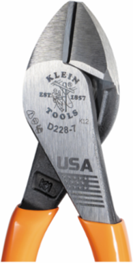 High-Leverage Diagonal Cutting Pliers 7 Inch, Steel, Hot-Riveted Joint