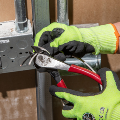 High-Leverage Diagonal Cutting Pliers 8 Inch, Steel, 36% Greater Cutting Power