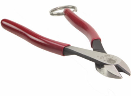High-Leverage Diagonal Cutting Pliers, 8 Inch, Tether Capable, Steel
