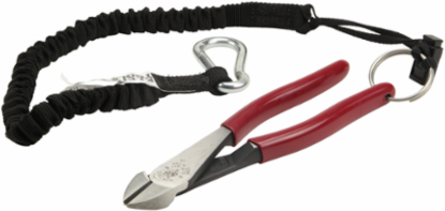 High-Leverage Diagonal Cutting Pliers, 8 Inch, Tether Capable, Steel