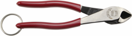 High-Leverage Diagonal Cutting Pliers, 8 Inch, Tether Capable, Steel