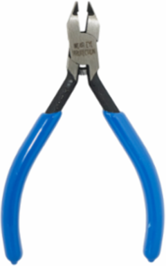 4 Inch Diagonal Cutting Pliers, Nickel Ribbon Wire Cutter, Steel Construction