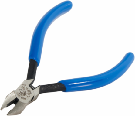 4 Inch Diagonal Cutting Pliers, Nickel Ribbon Wire Cutter, Steel Construction