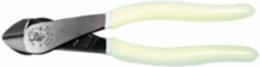 High-Visibility Diagonal Cutting Pliers, 8 Inch, Angled Head, Glow-in-the-Dark Grips