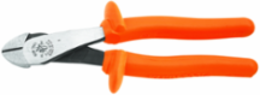 Insulated Diagonal Cutting Pliers, Angled Head, 8 Inch, Induction Hardened Steel