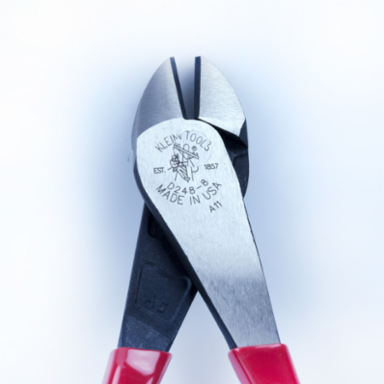 High-Leverage Diagonal Cutting Pliers 8 Inch Angled Head Short Jaw