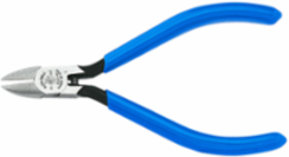 Diagonal Cutting Pliers, 4 Inch Tapered Nose, Spring-Loaded, Semi-Flush Cutting Edges