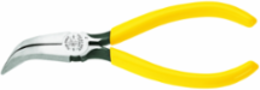 Curved Needle Nose Pliers 6-1/2 Inch, Serrated Jaws, Heat-Treated Steel