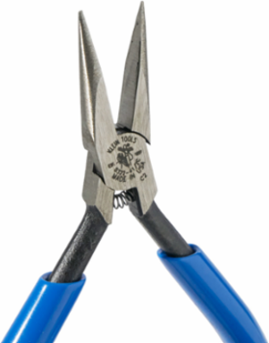 Slim Needle Nose Electronics Pliers 4 Inch, Spring-Loaded, Forged Steel