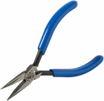 Slim Needle Nose Electronics Pliers 4 Inch, Spring-Loaded, Forged Steel