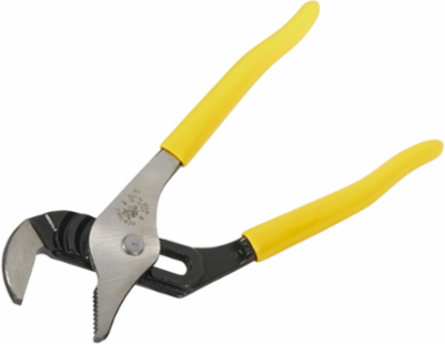 10 Inch Pump Pliers with 1-3/4 Inch Jaw Capacity and Plastic-Dipped Handles