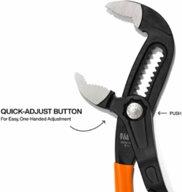 Quick-Adjust Klaw™ Pump Pliers, 10-Inch