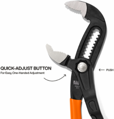Quick-Adjust Klaw™ Pump Pliers, 7-Inch