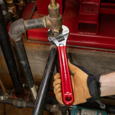 Adjustable Wrench 12 Inch Extra Capacity, Jaw Capacity 1.5 Inch