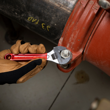 Extra Capacity Adjustable Wrench 6-1/2 Inch, Jaw Capacity 0.94 Inch, Steel