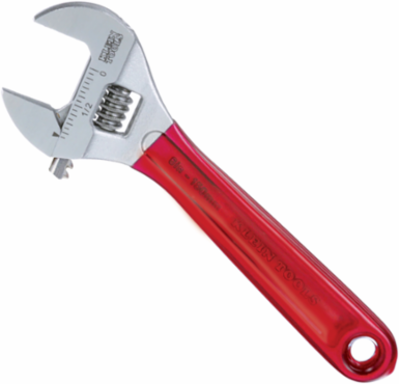 Extra Capacity Adjustable Wrench 6-1/2 Inch, Jaw Capacity 0.94 Inch, Steel