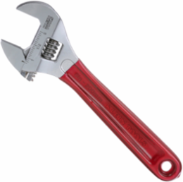 Extra Capacity Adjustable Wrench 8 Inch, Steel, Jaw Capacity 1.125 Inch