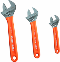 Extra-Capacity Adjustable Wrenches, 3-Piece