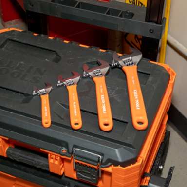 Extra-Capacity Adjustable Wrenches, 4-Piece