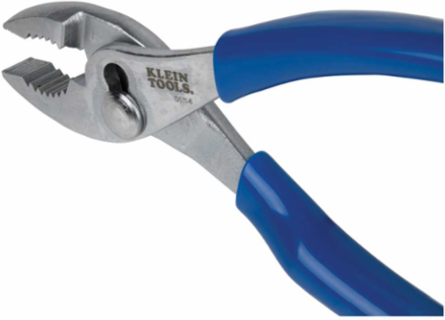 6 Inch Slip-Joint Pliers with Serrated Jaws and Nickel-Chrome Plating
