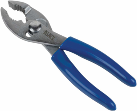 6 Inch Slip-Joint Pliers with Serrated Jaws and Nickel-Chrome Plating
