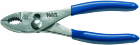 6 Inch Slip-Joint Pliers with Serrated Jaws and Nickel-Chrome Plating