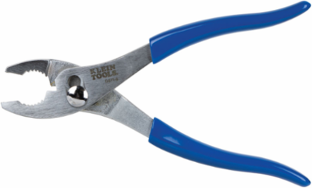 8 Inch Slip-Joint Pliers with Two Jaw Positions and Serrated Grips